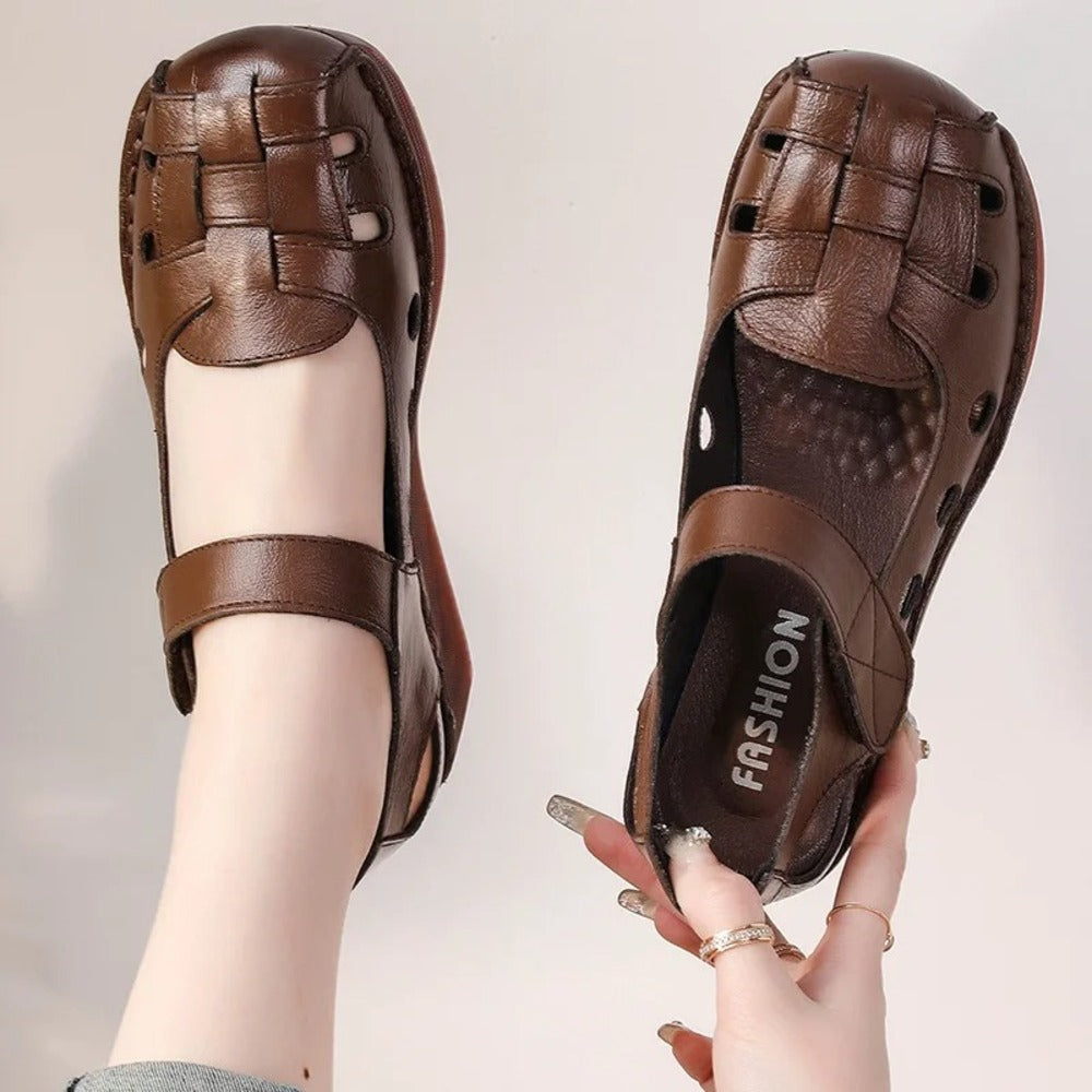 Sandales marrons femmes