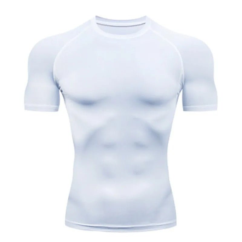 T shirt compression homme