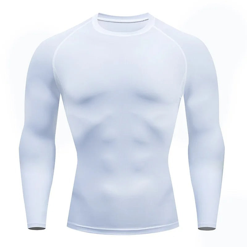 T shirt compression manche longue