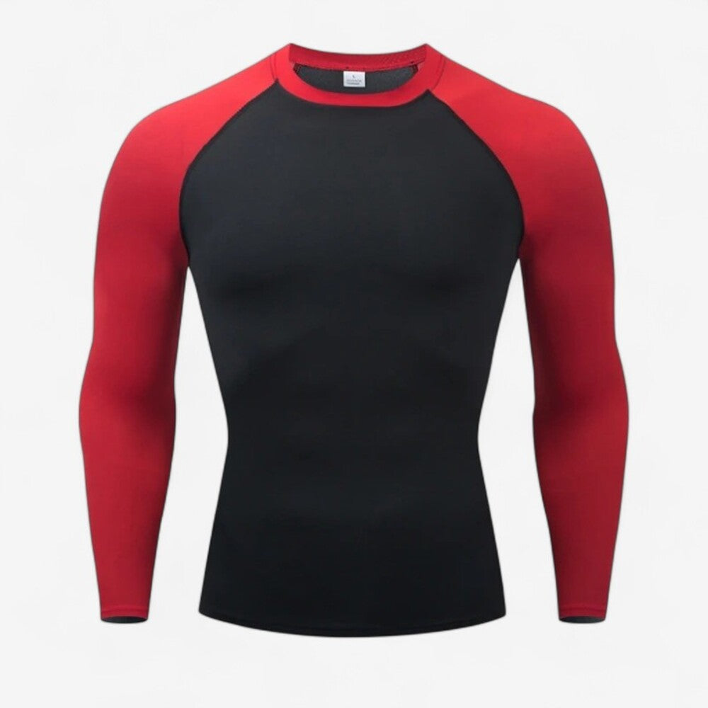 T shirt compression manche longue