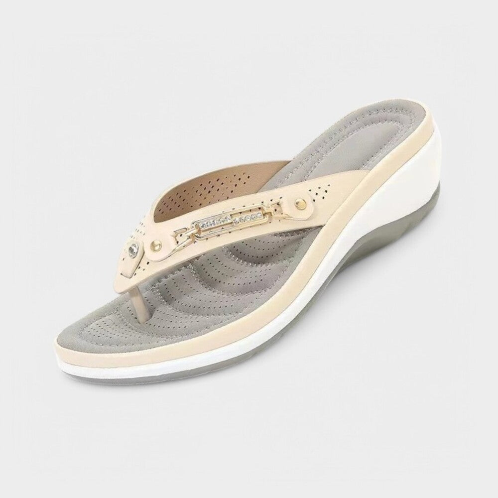 Tong confort de la voûte plantaire pour femme 36 Bisque