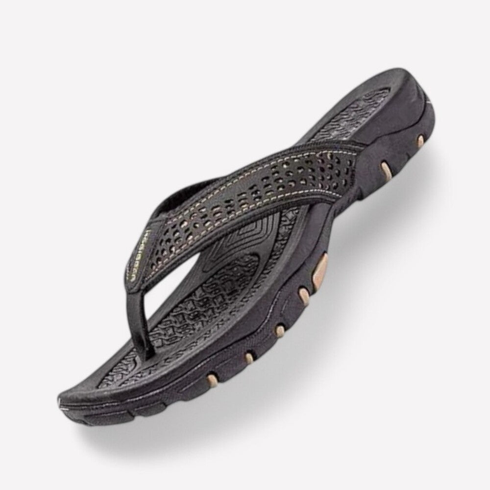 Men's thong with arch support