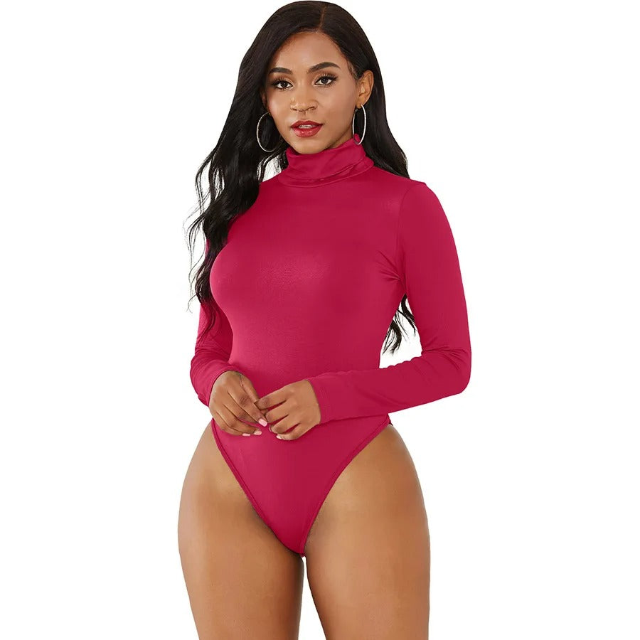 Body blanc manche longue femme