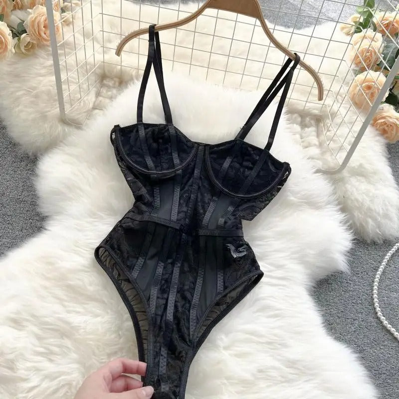 Body bleu femme