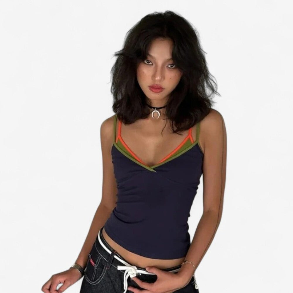 Body femme bleu marine