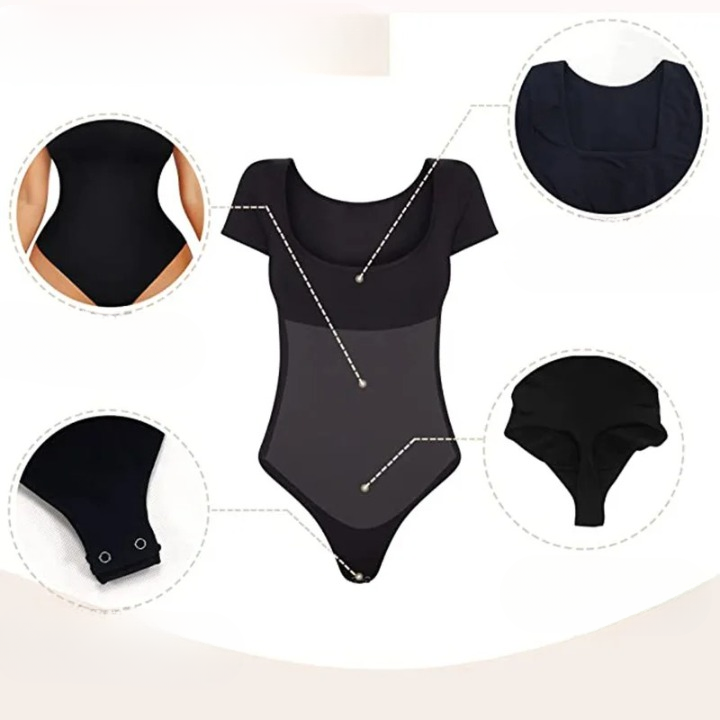 Body manche courte femme