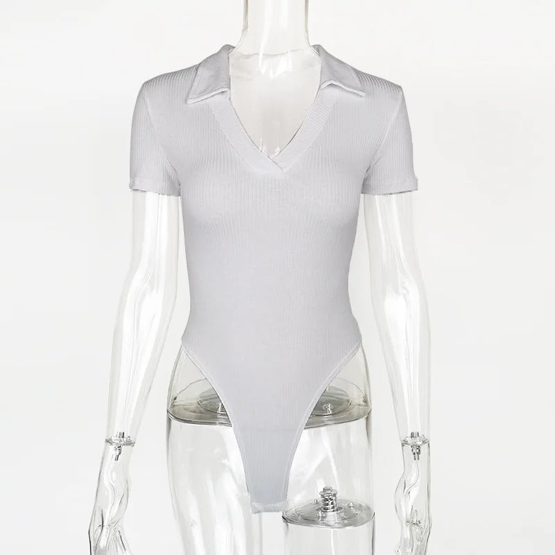 Body marron femme