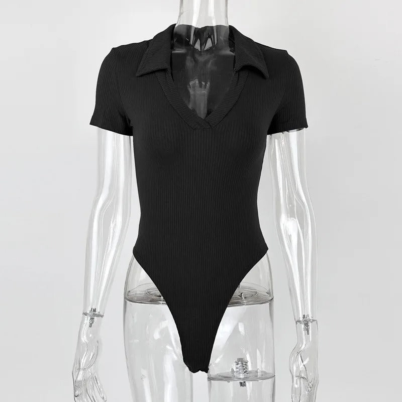 Body marron femme