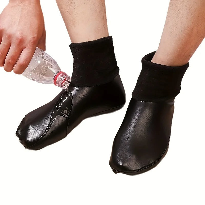 Chaussette cuir