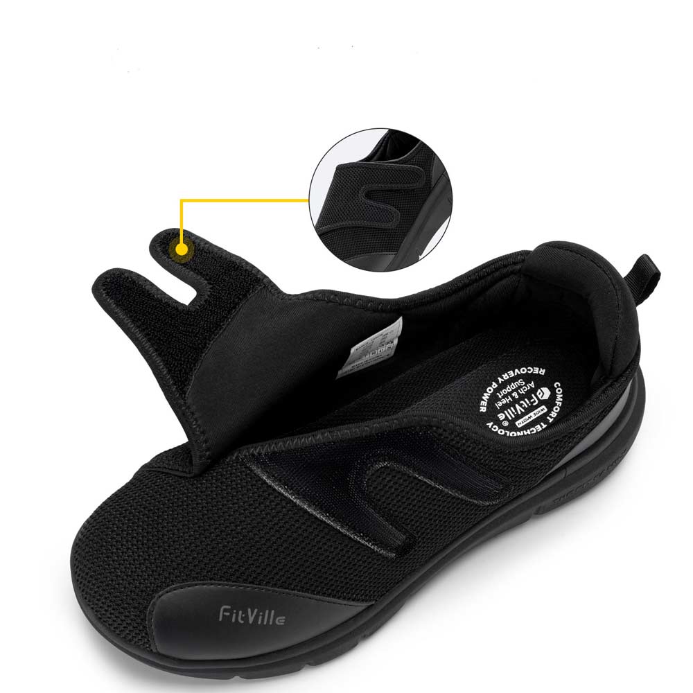 Chaussures Orthopédiques Sans Lacets Confort Homme Femme - Mocassins Marche & Travail
