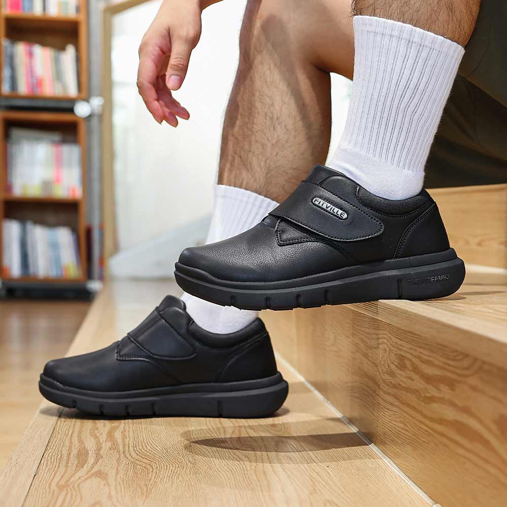 Chaussures pieds sensibles hallux valgus homme
