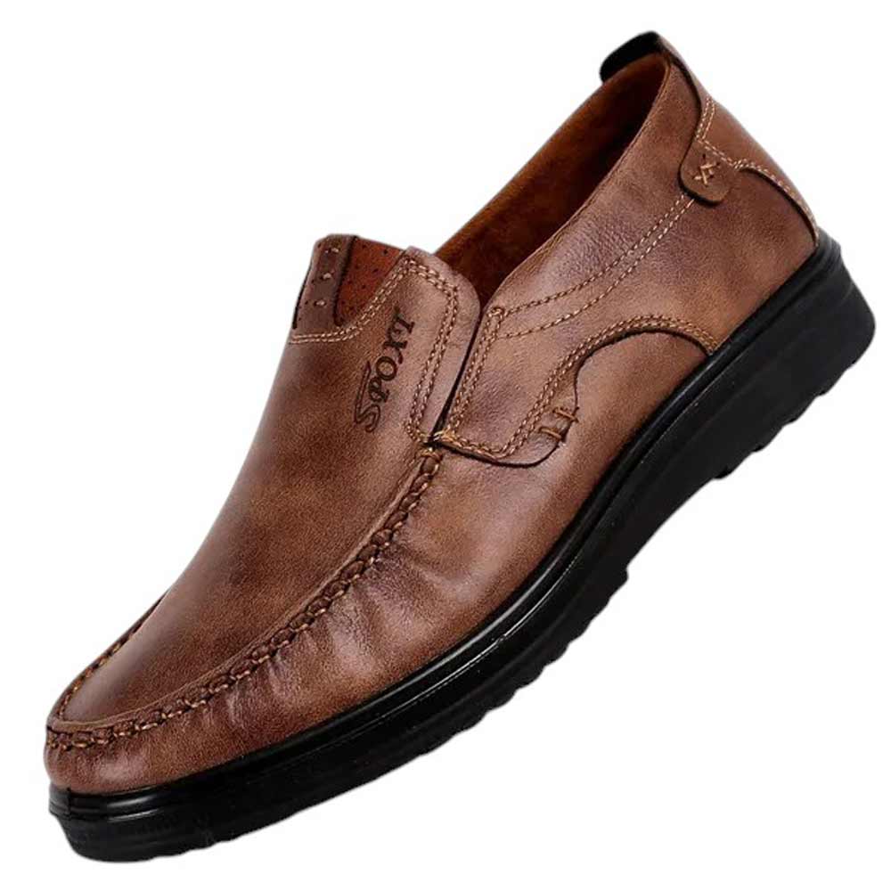 Mocassin en cuir