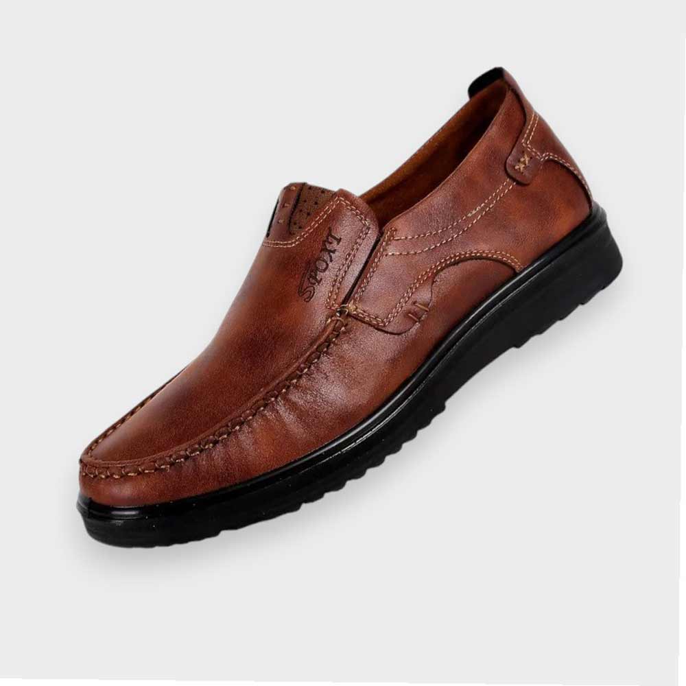 Mocassin en cuir