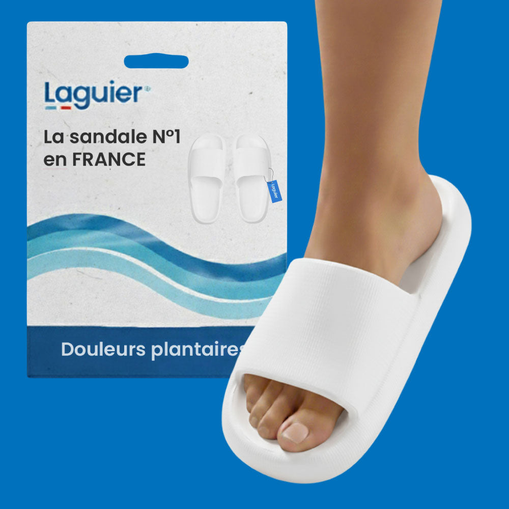Sandales orthopédiques pour soulagement de la voûte plantaire