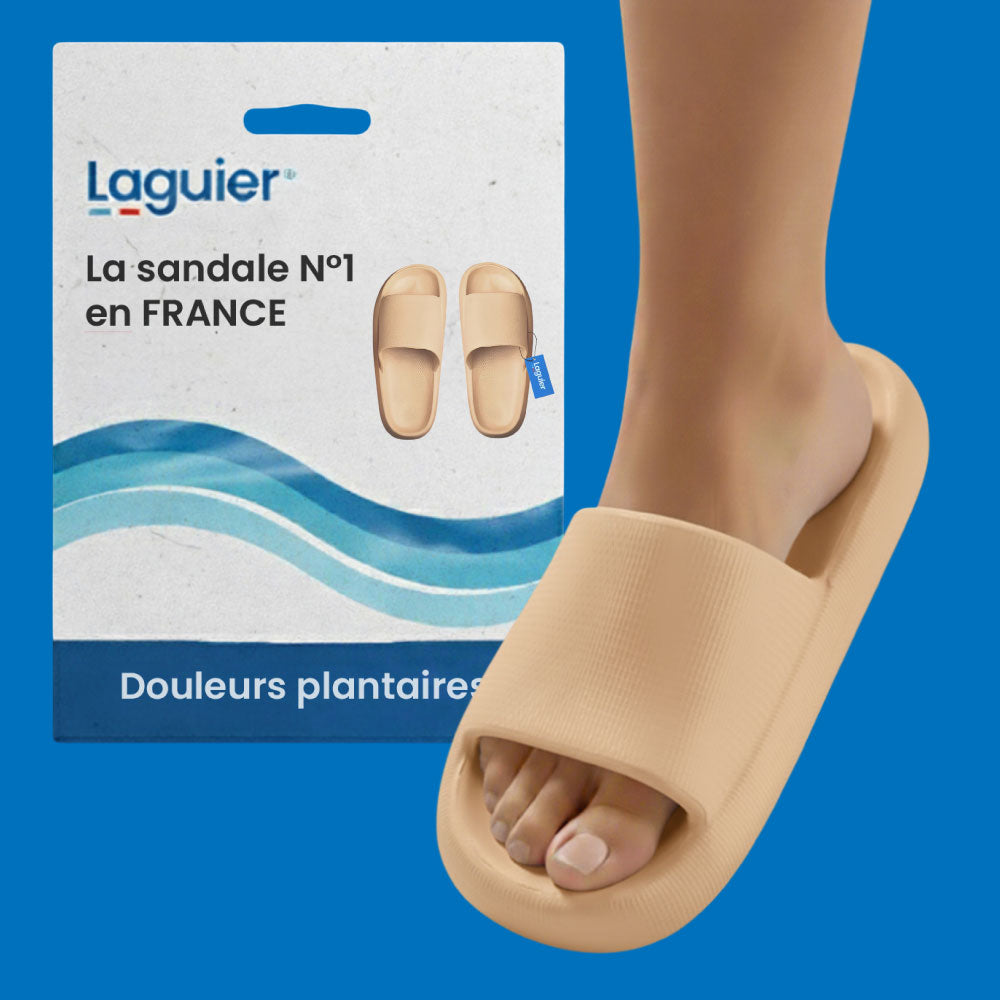 Sandales orthopédiques pour soulagement de la voûte plantaire