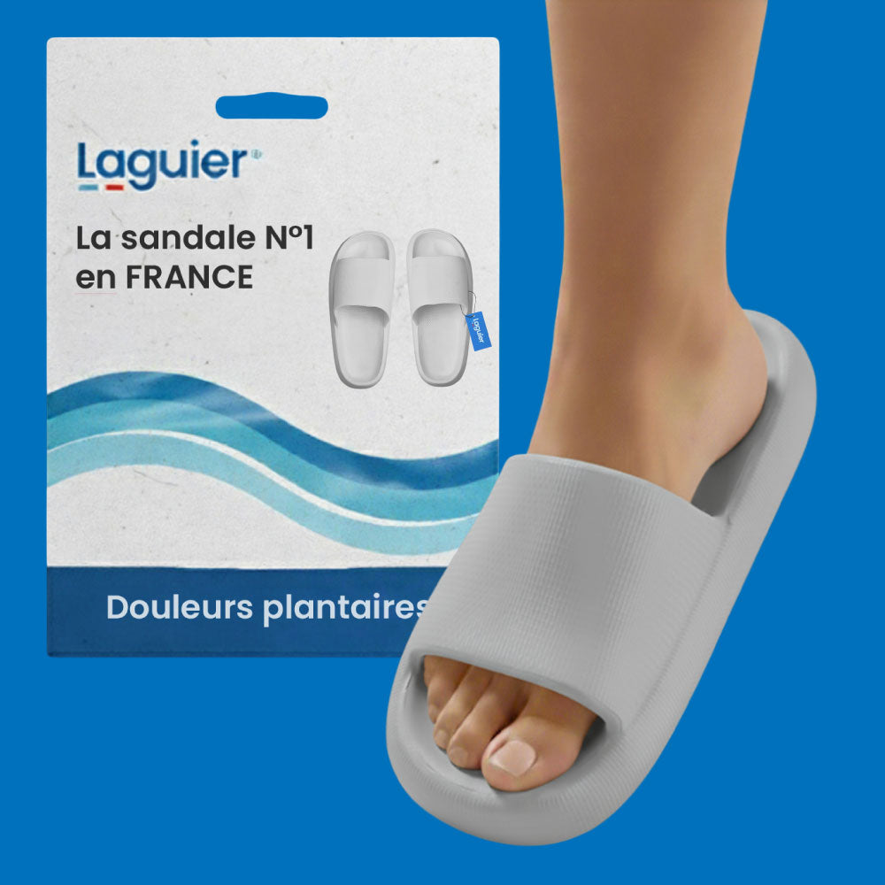 Sandales orthopédiques pour soulagement de la voûte plantaire