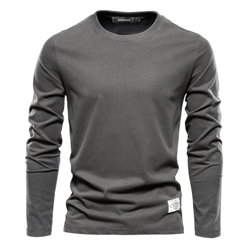 Long sleeve fitted t-shirt