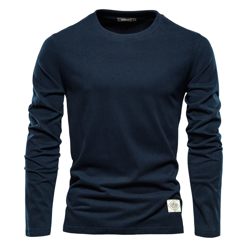 Long sleeve fitted t-shirt