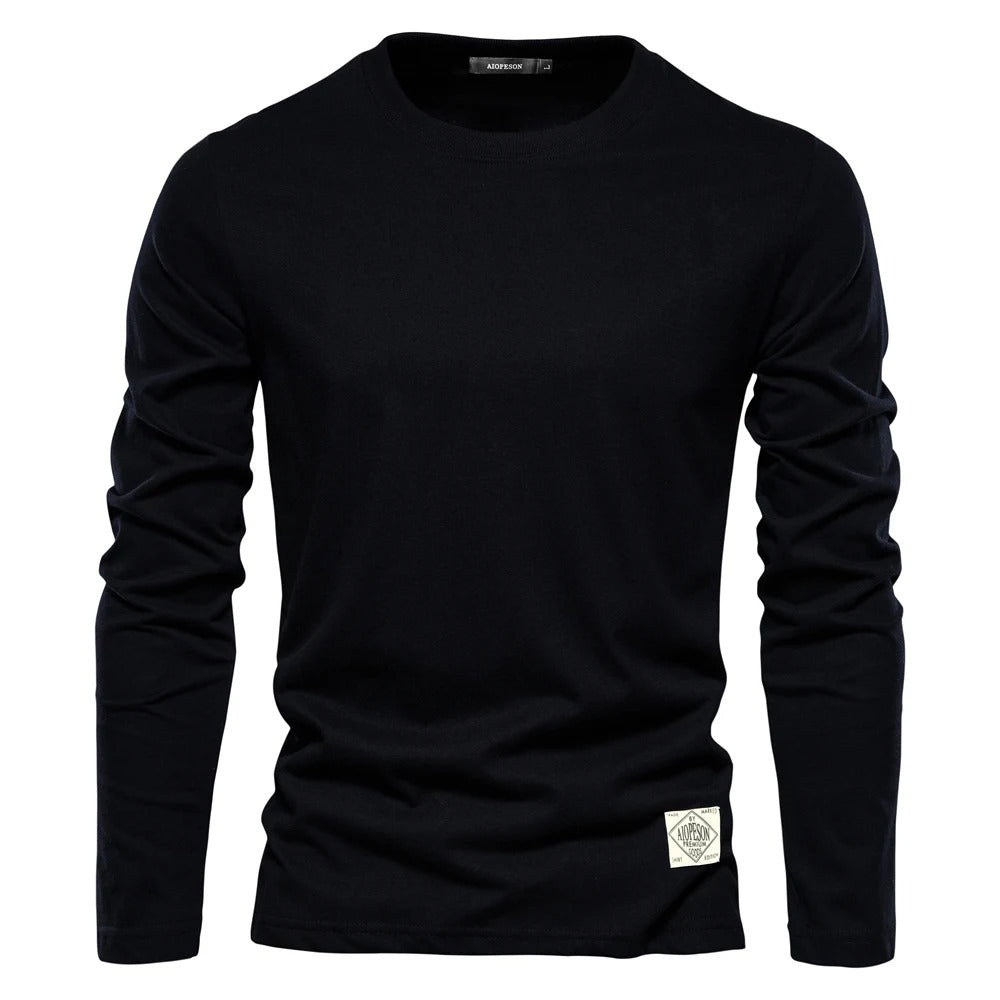 Long sleeve fitted t-shirt