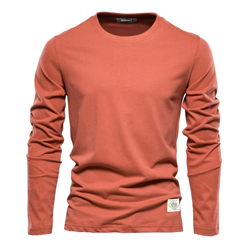 Long sleeve fitted t-shirt