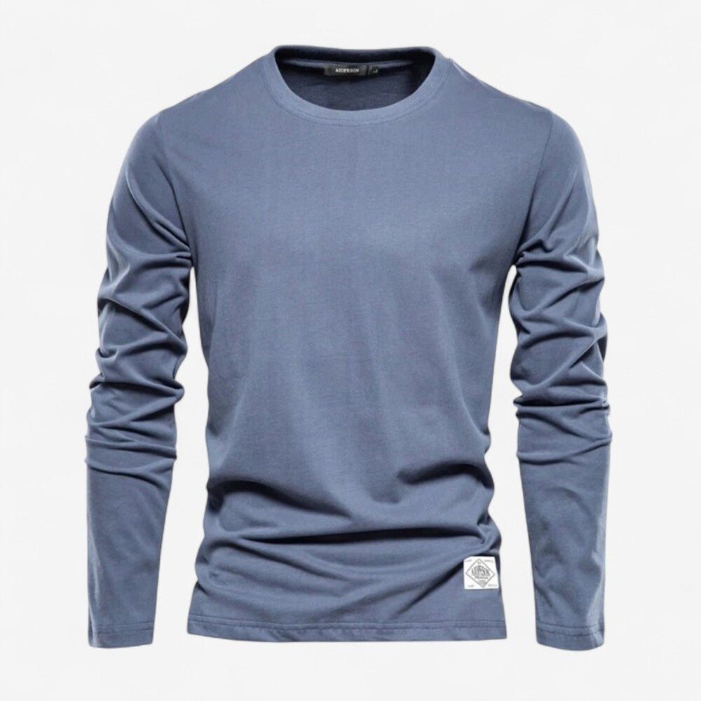 Long sleeve fitted t-shirt