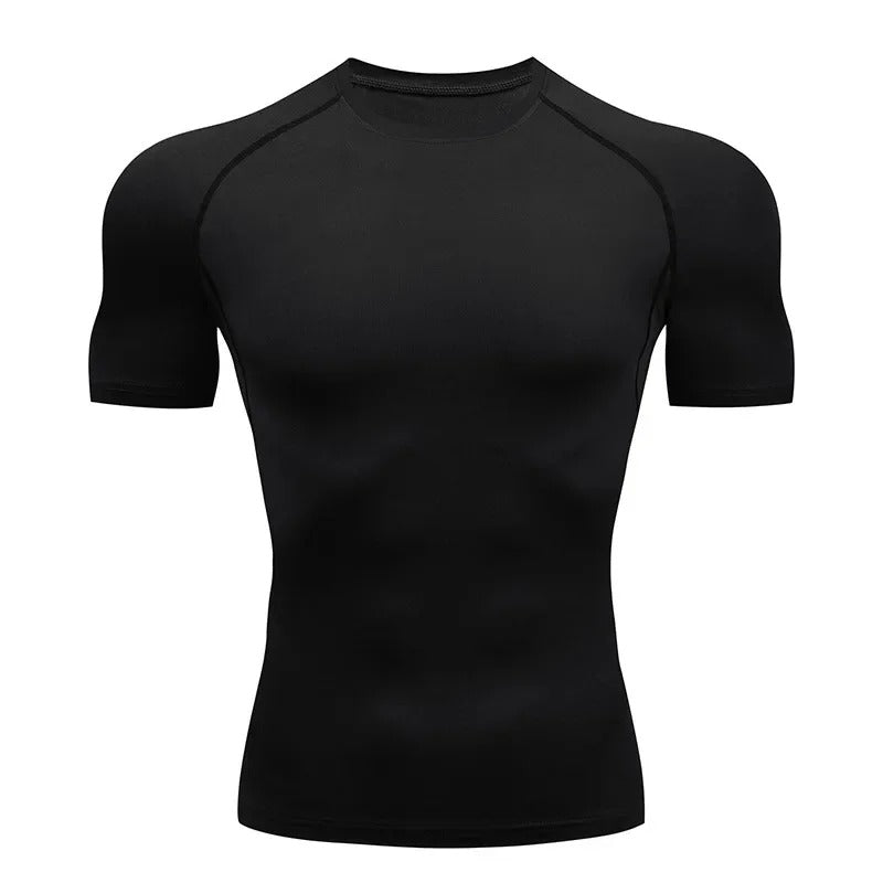 Black fitted t-shirt
