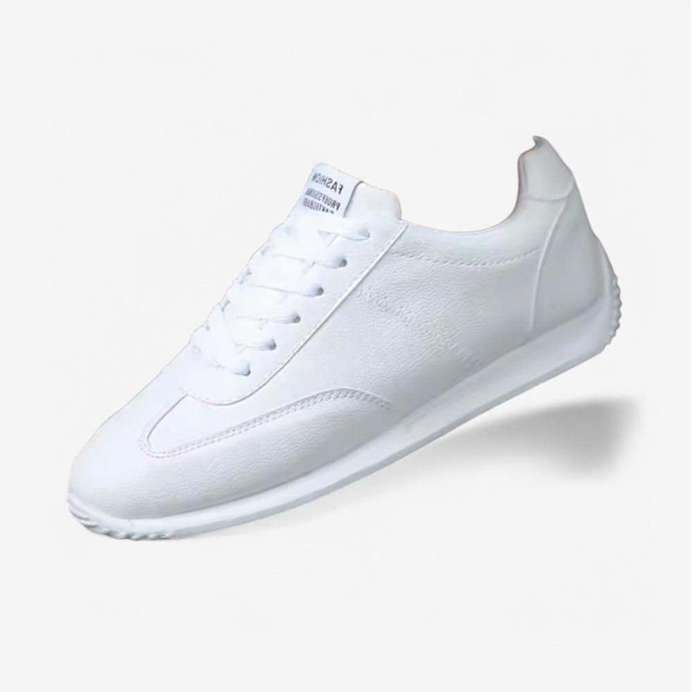 Basket blanche cuir homme