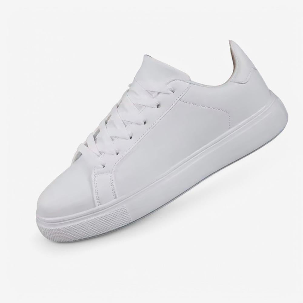 Basket habillé homme blanche