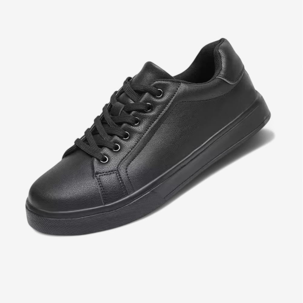 Basket homme cuir noir