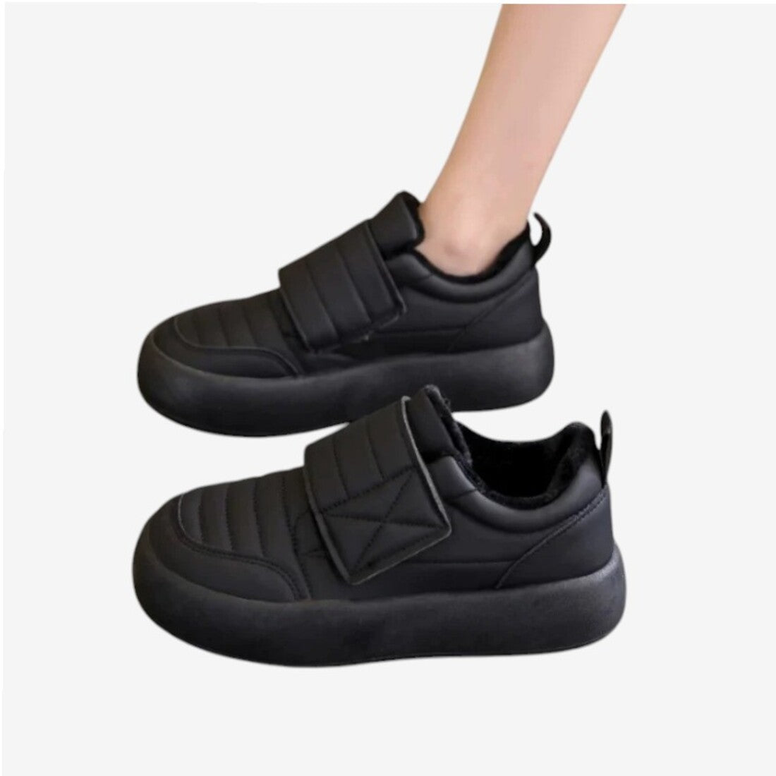 Basket velcro femme