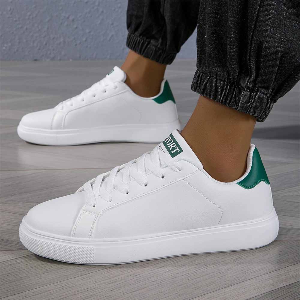 Basket habillé homme blanche