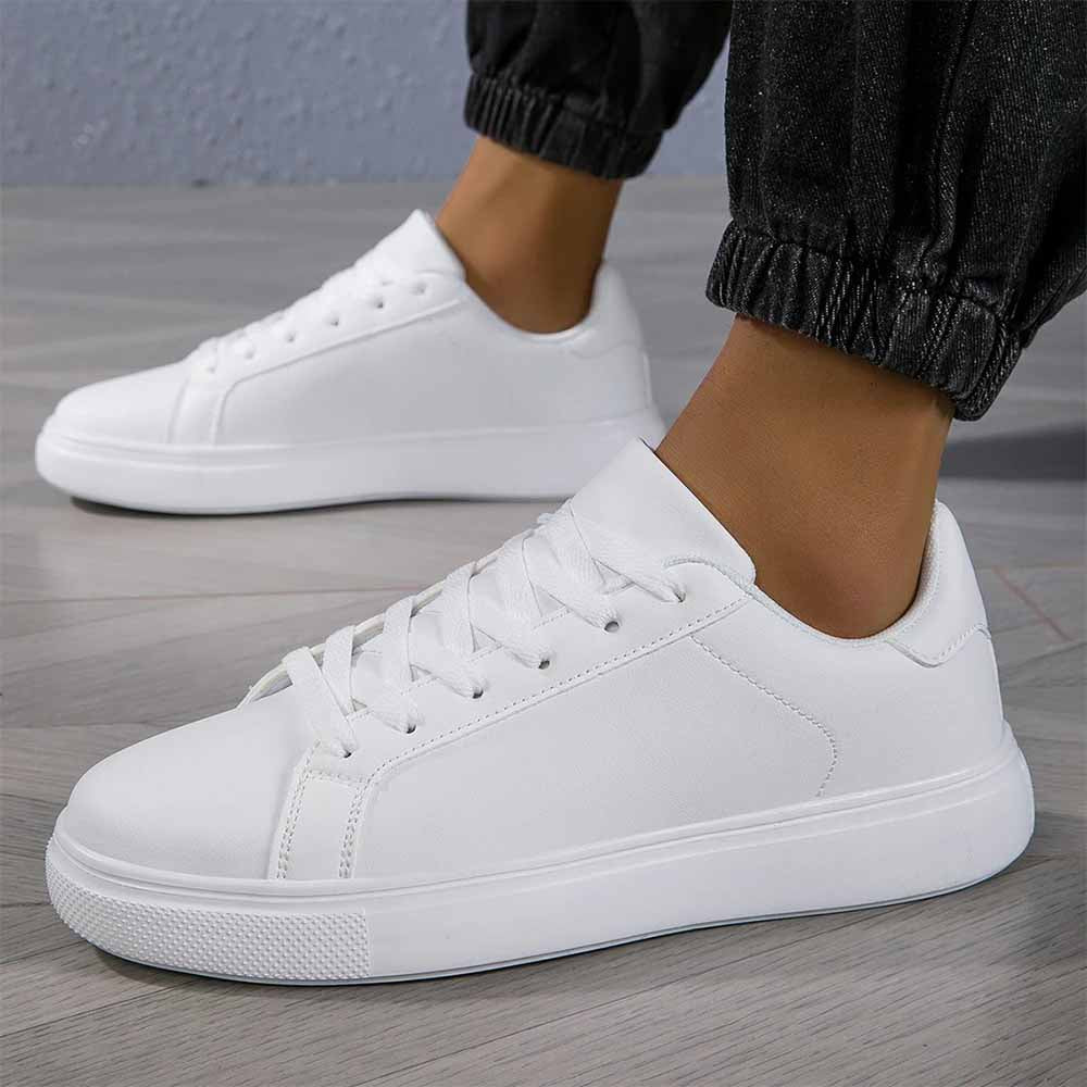 Basket habillé homme blanche