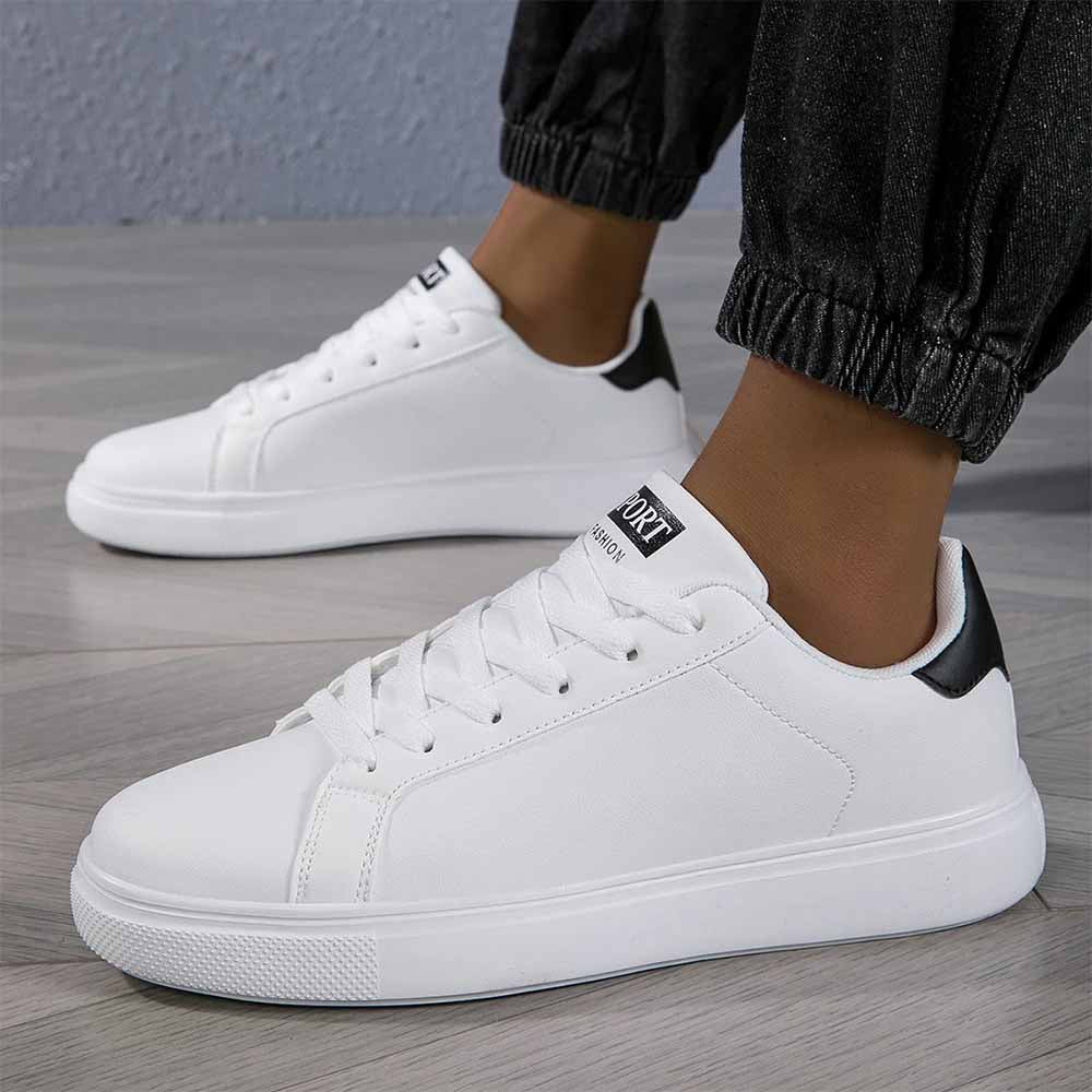 Basket habillé homme blanche