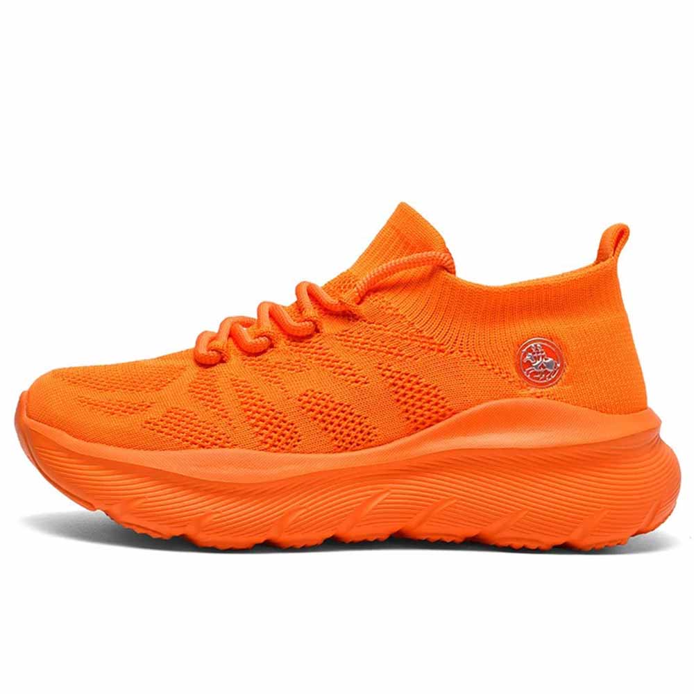 Basket homme orange