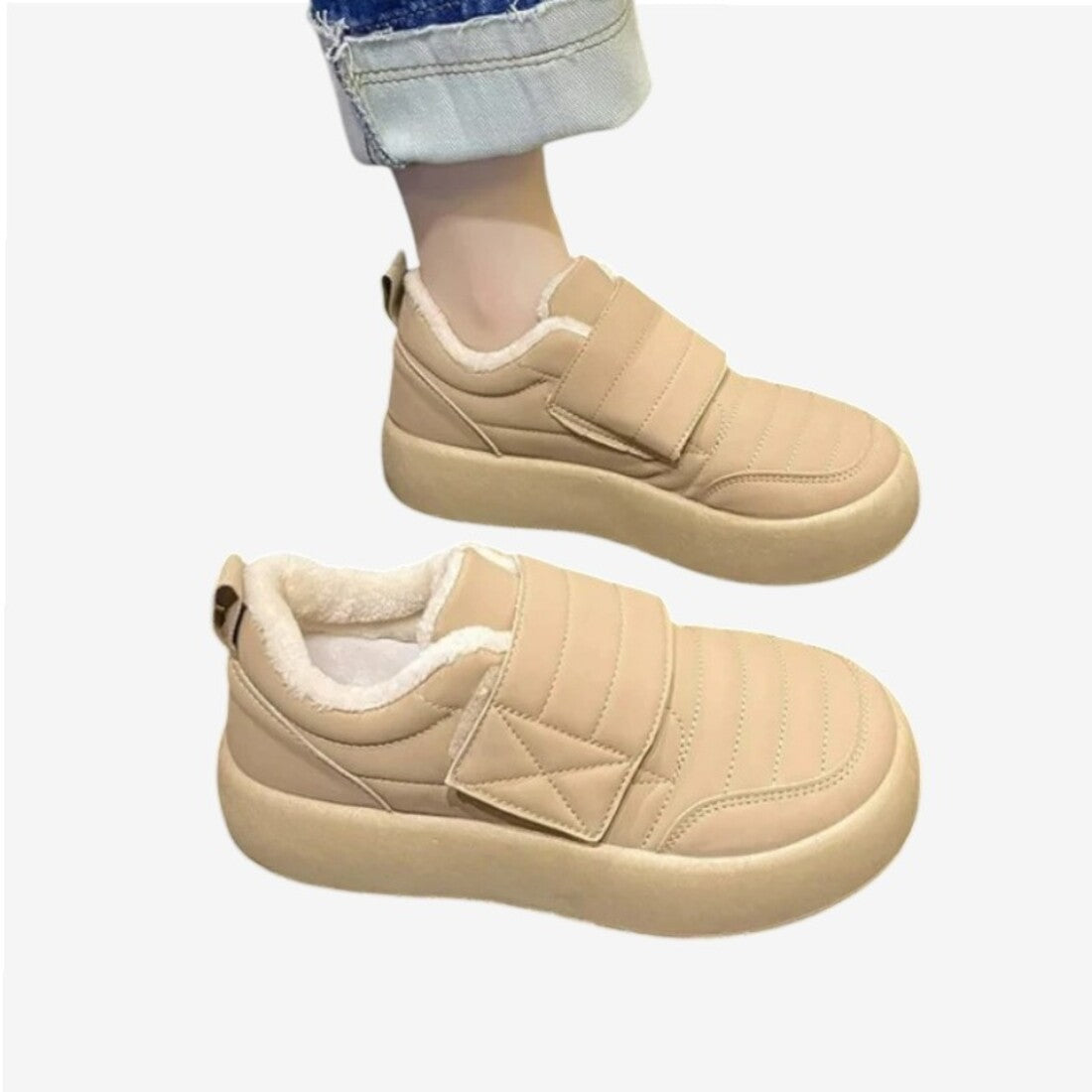 Basket velcro femme