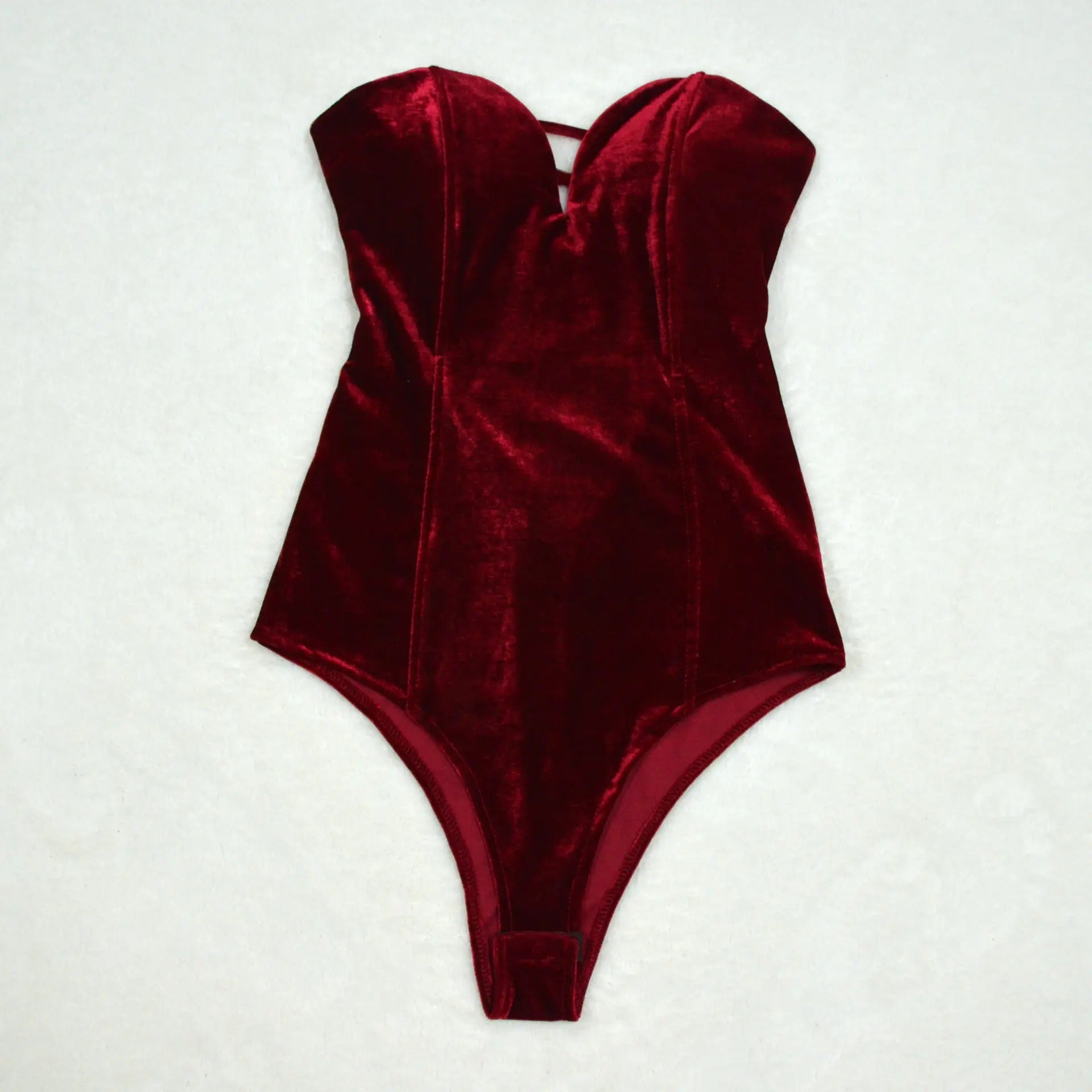 Body velours femme