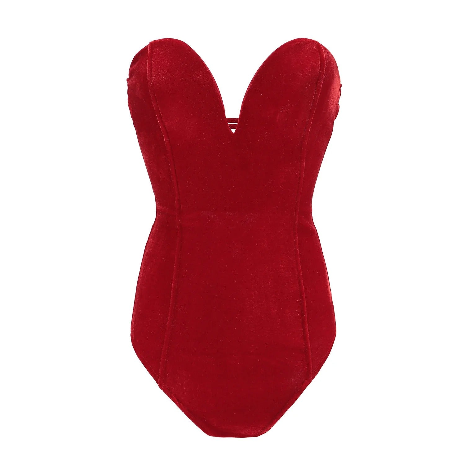 Body velours femme