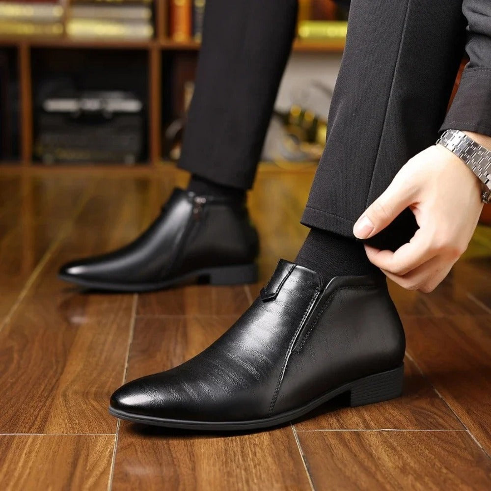 Bottines avec fermeture sur le devant