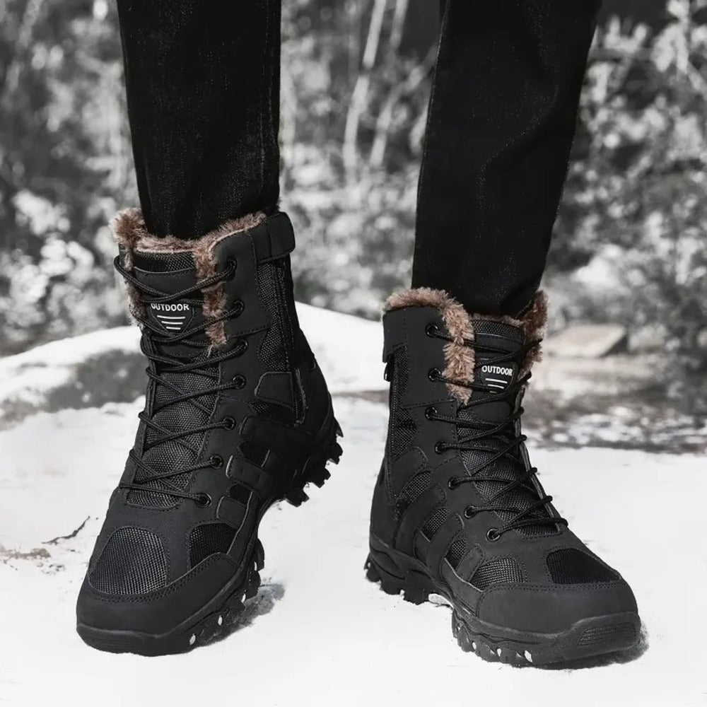 Homme Bottes Bottes de neige Bottes d'hiver Chaussures de confort Doublure Polai Homme Bottes Bottes de neige Bottes d'hiver Chaussures de confort Doublure Polai