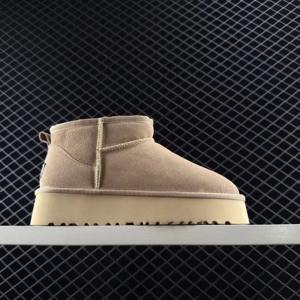 Bottines Fourrées Femme – Semelle Épaisse & Confort Hiver
