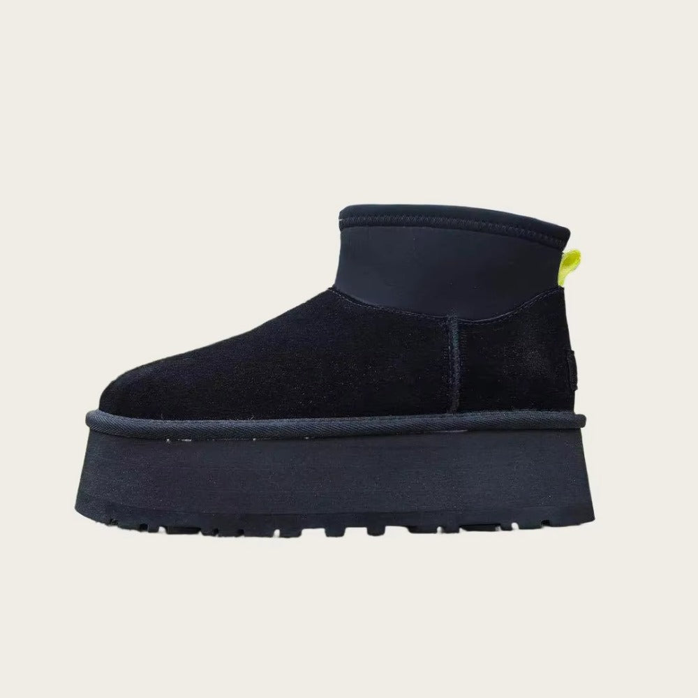 Bottines Fourrées Femme – Semelle Épaisse & Confort Hiver
