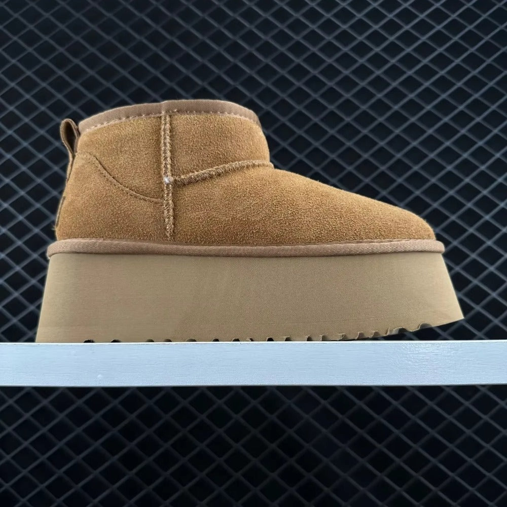 Bottines Fourrées Femme – Semelle Épaisse & Confort Hiver