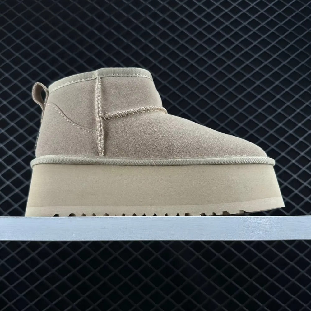 Bottines Fourrées Femme – Semelle Épaisse & Confort Hiver