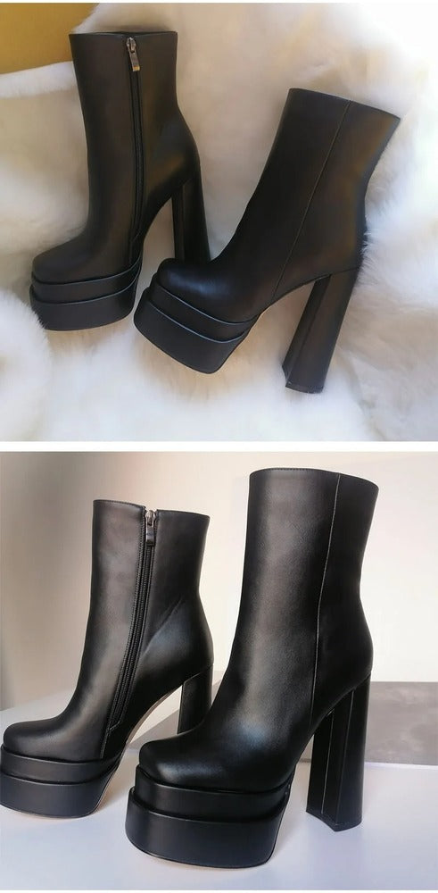 Bottines à talon haut