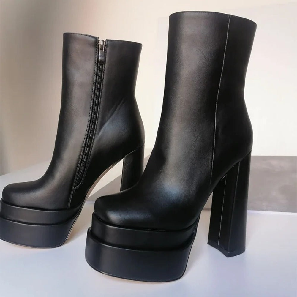 Bottines à talon haut
