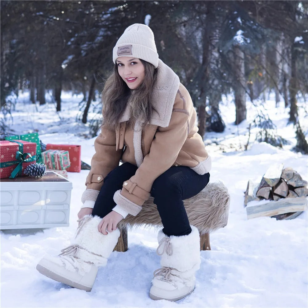 Bottines fourrées pour la neige