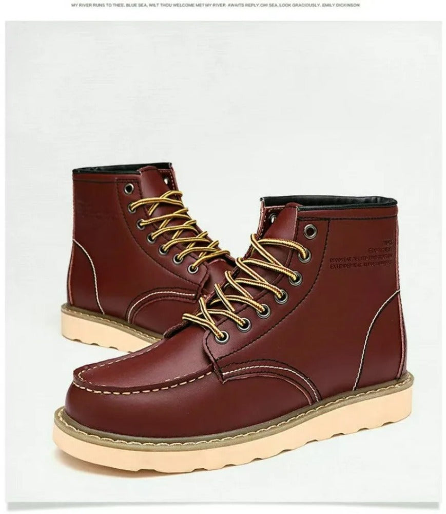 Bottines pour pied large