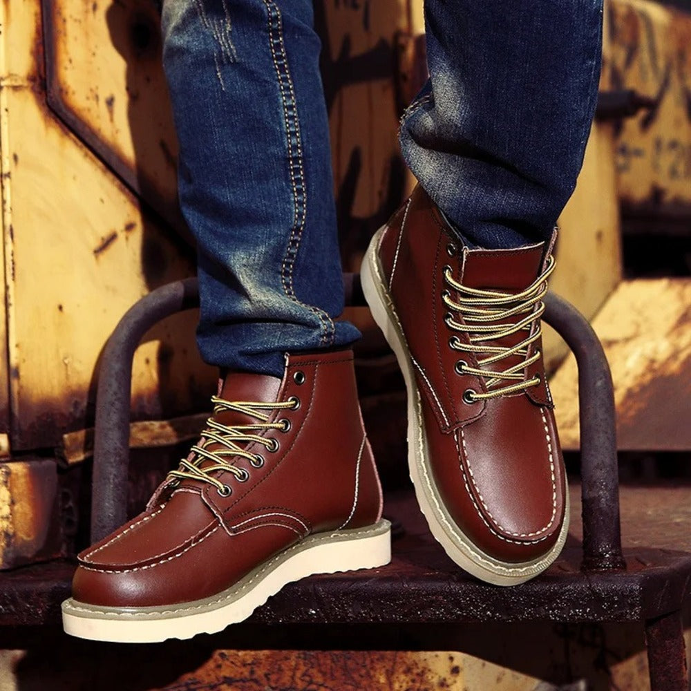 Bottines pour pied large