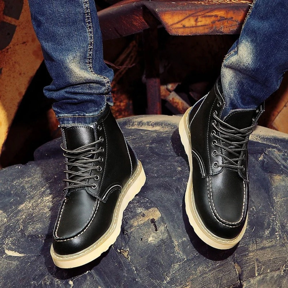 Bottines pour pied large