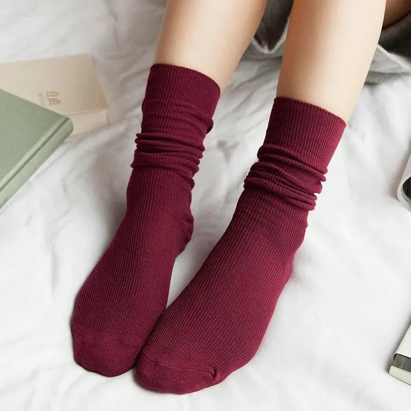 Chaussette haute pour femme